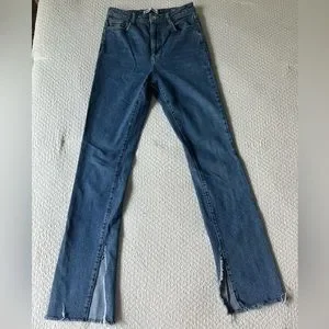 Zara Jeans Zara Split Leg Flare Jeans Poshmark